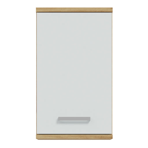 Veris Small Hanging Cupboard with 1 Door in Artisan Oak and Light Grey – image 2