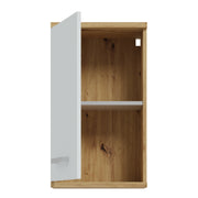 Veris Small Hanging Cupboard with 1 Door in Artisan Oak and Light Grey – image 4