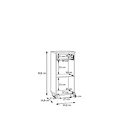 Veris Bathroom Cupboard with 1 Door & 1 Drawer in Sand – image 10