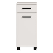 Veris Bathroom Cupboard with 1 Door & 1 Drawer in Sand – image 2