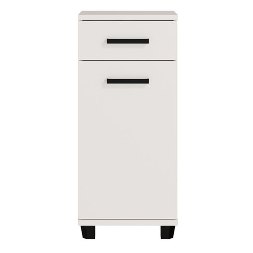 Veris Bathroom Cupboard with 1 Door & 1 Drawer in Sand – image 2