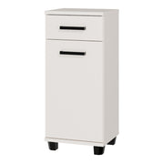 Veris Bathroom Cupboard with 1 Door & 1 Drawer in Sand – image 3