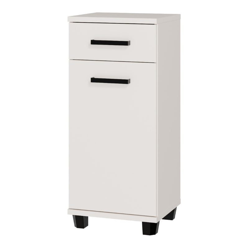 Veris Bathroom Cupboard with 1 Door & 1 Drawer in Sand – image 3