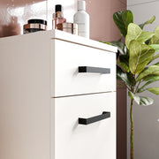 Veris Bathroom Cupboard with 1 Door & 1 Drawer in Sand – image 8