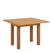 Kenley Extending Dining Table in Oak 45-90cm Included 4 Riano Dining Chairs in Black – image 5