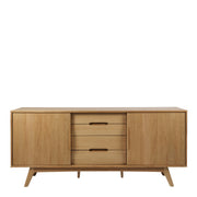 Marte 2 Door 4 Drawers Sideboard in Oak – image 2