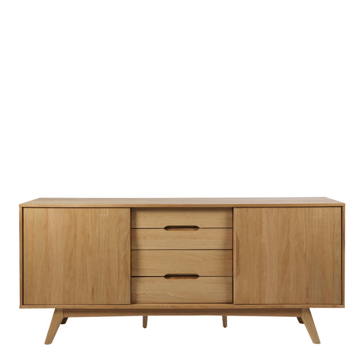Marte 2 Door 4 Drawers Sideboard in Oak – image 2