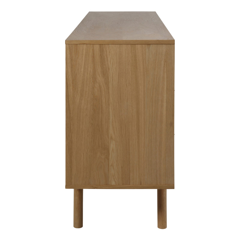 Marte 2 Door 4 Drawers Sideboard in Oak – image 3