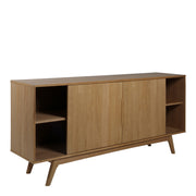 Marte 2 Door 4 Drawers Sideboard in Oak – image 5