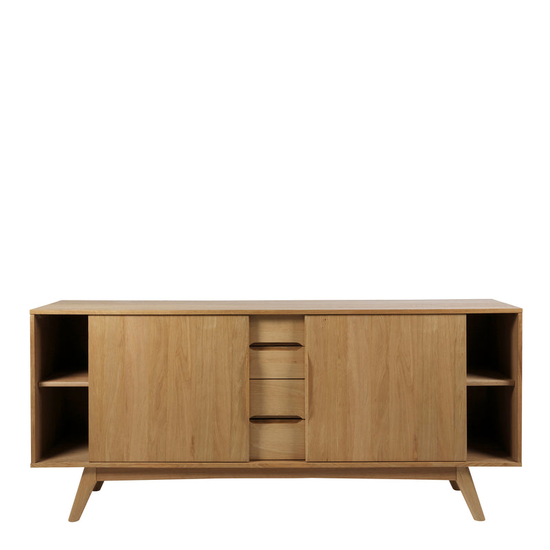 Marte 2 Door 4 Drawers Sideboard in Oak – image 7
