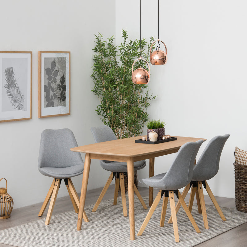 Nagano Rectangular Dining Table in Oak – image 6