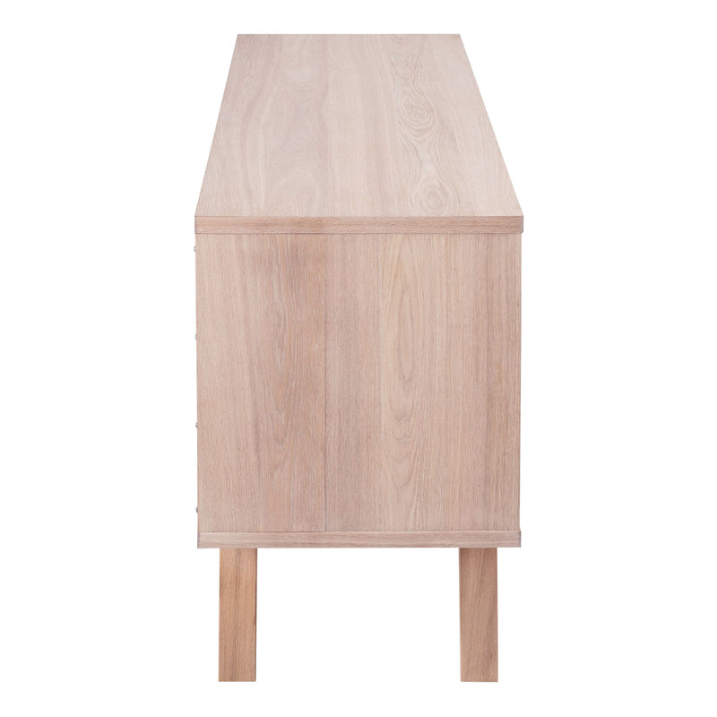 A-Line Sideboard with 4 Drawers and Sliding Door – White Oak – image 2