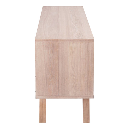 A-Line Sideboard with 4 Drawers and Sliding Door – White Oak – image 2