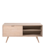 A-Line Sideboard with 4 Drawers and Sliding Door – White Oak – image 5