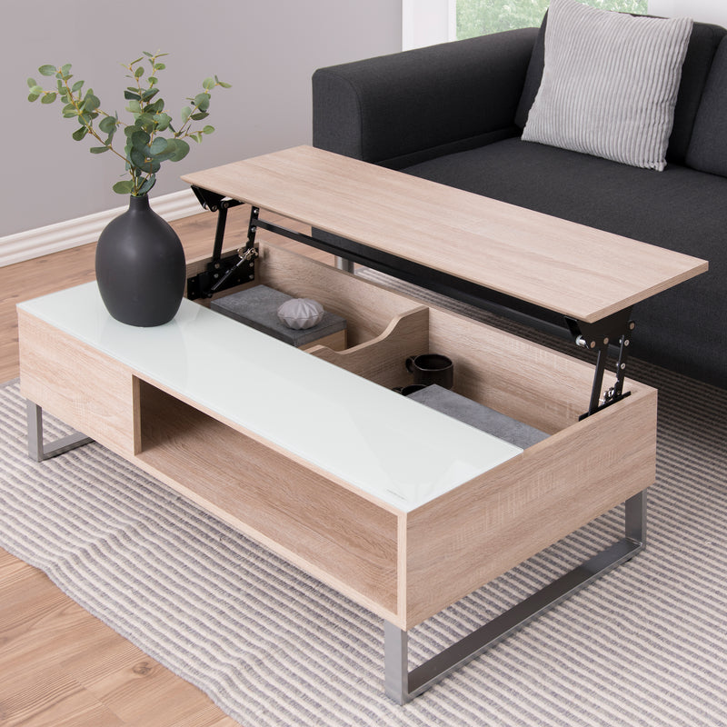 Azalea Lift Up Coffee Table – Oak – image 6