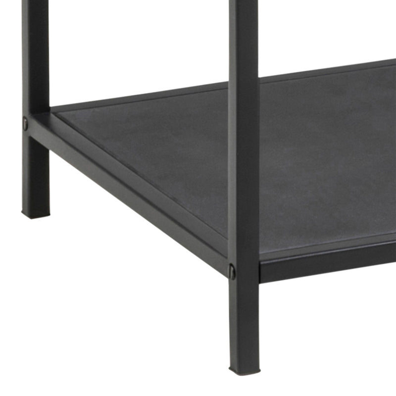 Seaford Narrow Metal Bookcase with 3 Shelves – Glass – image 6