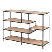 Seaford Wide Metal Bookcase with 4 Shelves – image 1