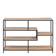 Seaford Wide Metal Bookcase with 4 Shelves – image 2