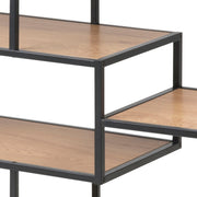 Seaford Wide Metal Bookcase with 4 Shelves – image 7