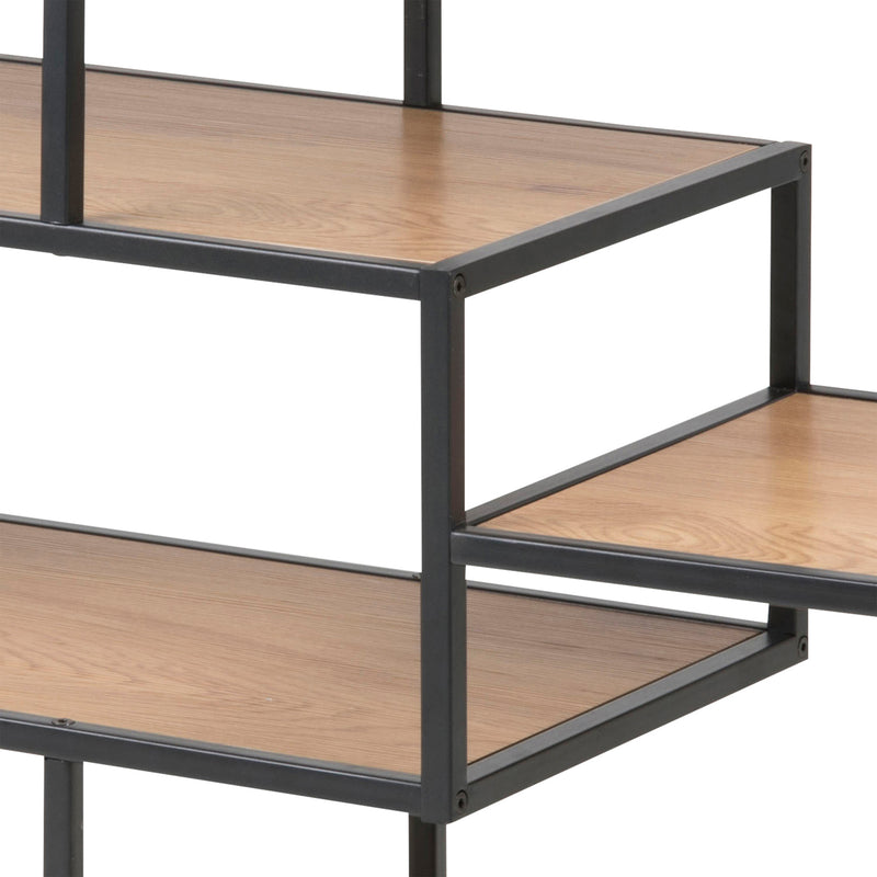 Seaford Wide Metal Bookcase with 4 Shelves – image 7