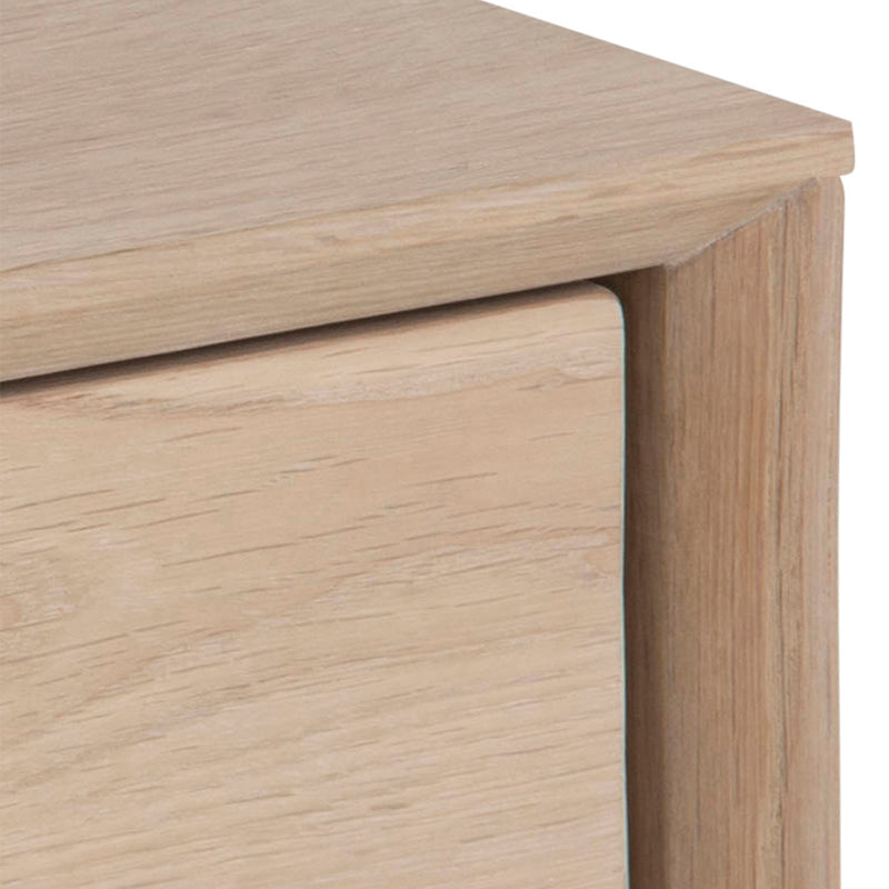 Century 1 Drawer Wall Mounted Bedside Table – Oak – image 5