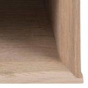 Century 1 Drawer Wall Mounted Bedside Table – Oak – image 7