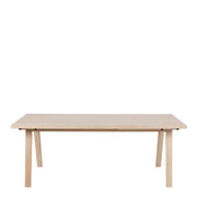 A-Line Extendable Dining Table in Smoked Oak 200/286 x 74.6 x 95cm – White Oak – image 3