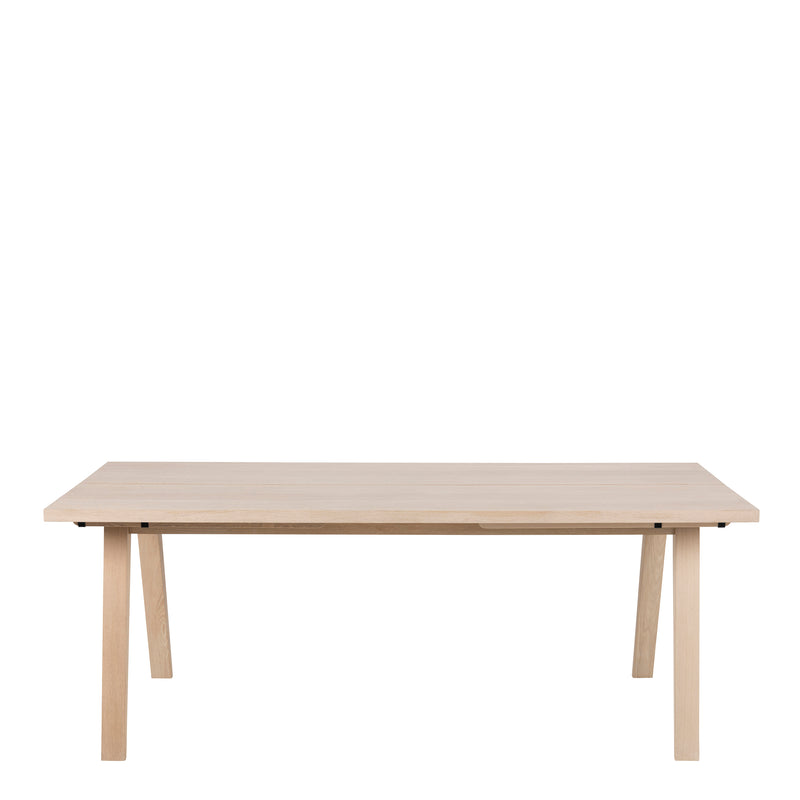 A-Line Extendable Dining Table in Smoked Oak 200/286 x 74.6 x 95cm – White Oak – image 3
