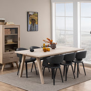 A-Line Extendable Dining Table in Smoked Oak 200/286 x 74.6 x 95cm – White Oak – image 6