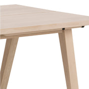 A-Line Extendable Dining Table in Smoked Oak 200/286 x 74.6 x 95cm – White Oak – image 9
