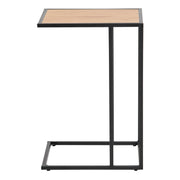 Seaford Metal Side Table – Oak – image 2