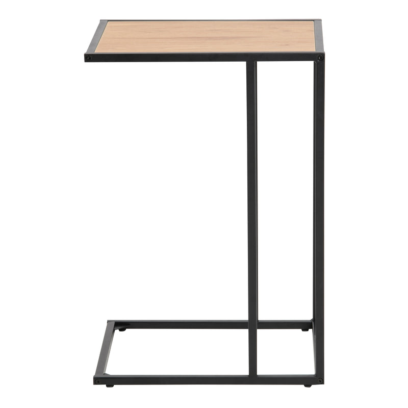 Seaford Metal Side Table – Oak – image 2