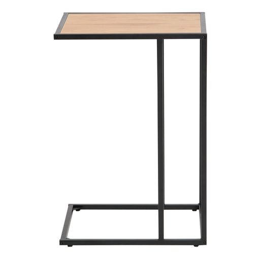 Seaford Metal Side Table – Oak – image 2