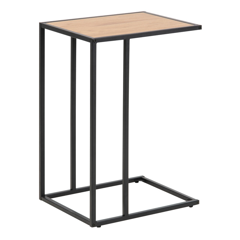 Seaford Metal Side Table – Oak – image 3