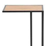 Seaford Metal Side Table – Oak – image 7