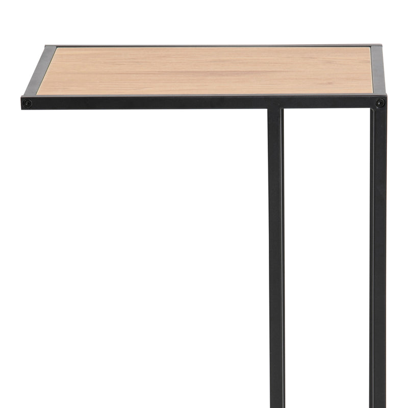 Seaford Metal Side Table – Oak – image 7