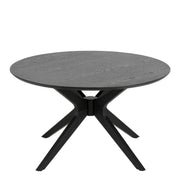 I_Duncan Round Coffee Table in Black 80x45cm – image 2