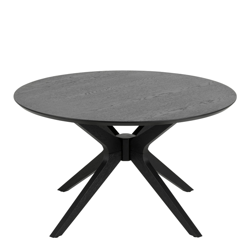 I_Duncan Round Coffee Table in Black 80x45cm – image 2
