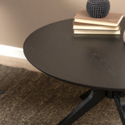 I_Duncan Round Coffee Table in Black 80x45cm – image 6