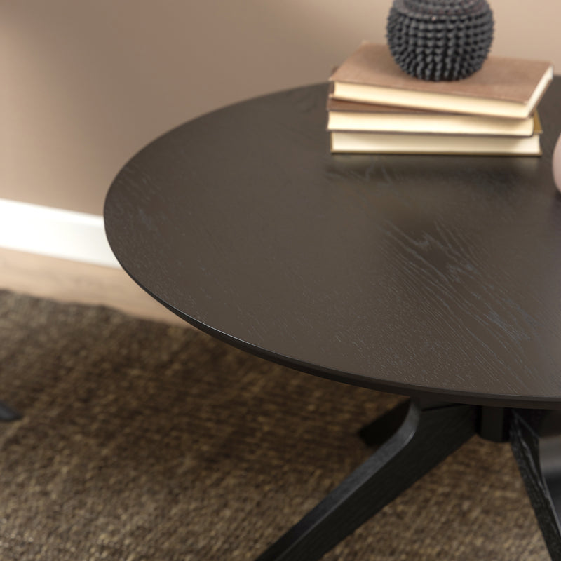I_Duncan Round Coffee Table in Black 80x45cm – image 6