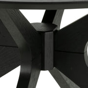 I_Duncan Round Coffee Table in Black 80x45cm – image 8