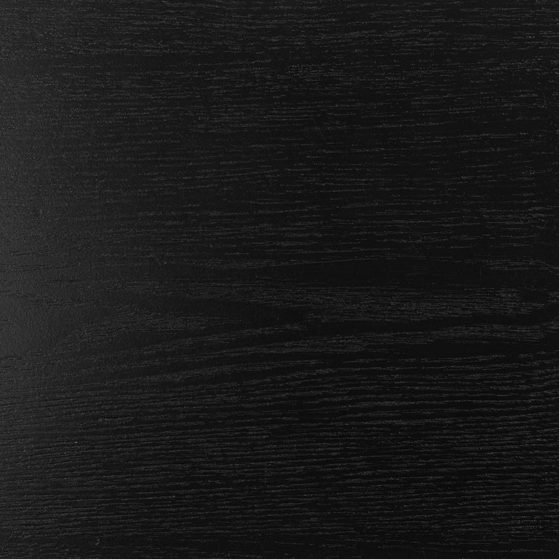 Seaford Wide Black Metal Bookcase with 4 Black Oak Shelves – image 9