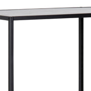 Seaford Metal Asymmetrical Bookcase with 3 Shelves – Black – image 7