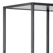 Seaford Tall Metal Bookcase with 5 Shelves – Black – image 7