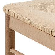 Cassandra Dining Chair with Armrest Set of 2 – White & Oak – image 8