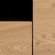 Seaford 2 Door 1 Drawer TV Unit – Black & Oak – image 7
