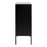 Seaford 3 Door 2 Drawer Sideboard in Black & Oak – image 3