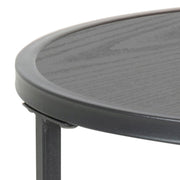 Seaford Metal Small Round Side Table – Black – image 4