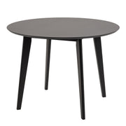 Roxby Round Dining Table in Black 105x76cm Included 4 Roxby Dining Chairs in Black – image 2