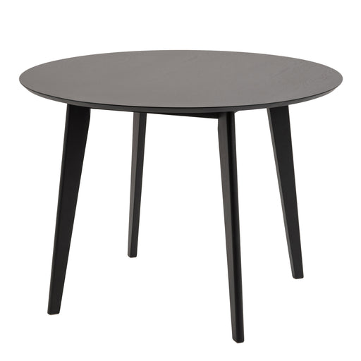 Roxby Round Dining Table in Black 105x76cm Included 4 Roxby Dining Chairs in Black – image 2